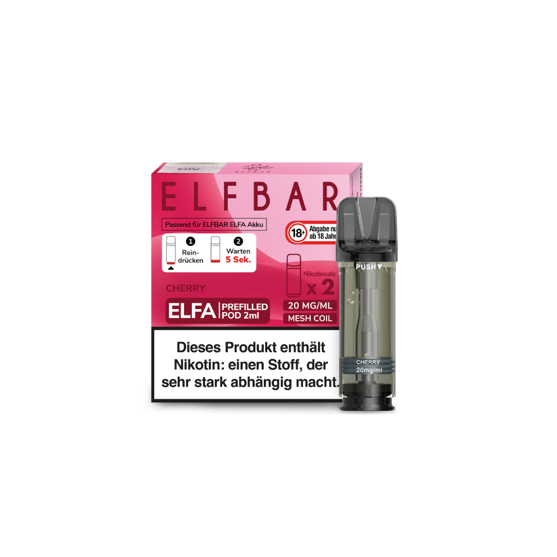 Elfbar ELFA Pods - Cherry 2er Pack